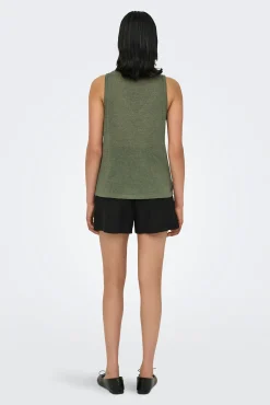 Only Camiseta regular fit tirantes