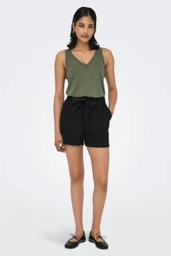 Only Camiseta regular fit tirantes