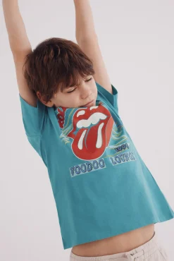 Crianças Springfield Kids Camiseta Rolling Stones niño