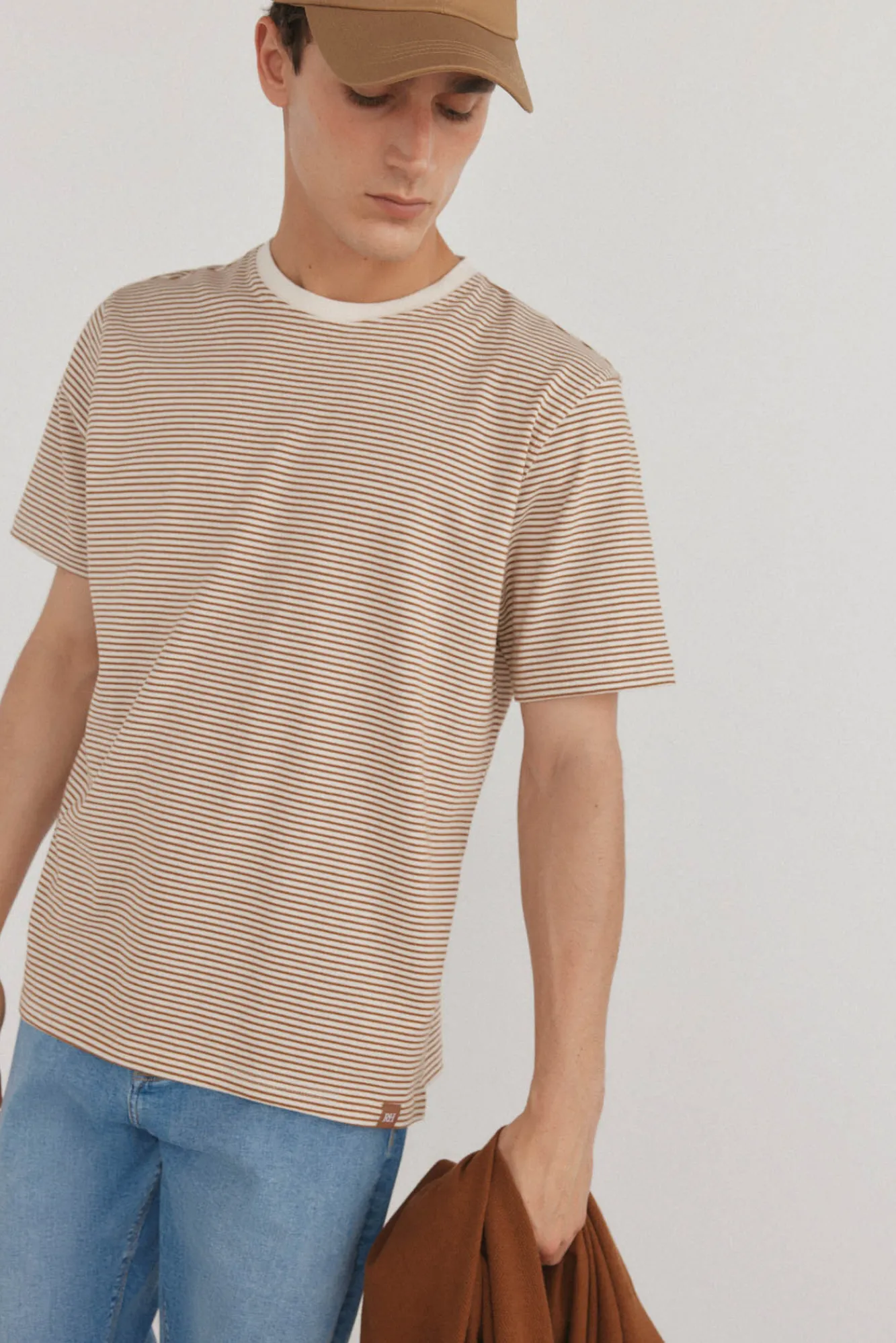 Pedro del Hierro Camiseta rústica de rayas