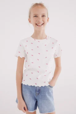 Crianças Springfield Kids Camiseta sandias niña