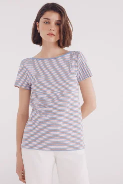 Springfield Camiseta semi entallada cuello barco