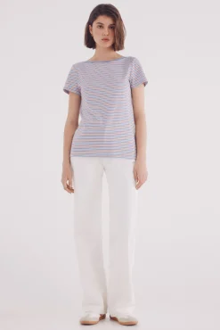 Springfield Camiseta semi entallada cuello barco