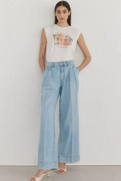 Pedro del Hierro Camiseta sin mangas estampado posicional