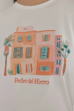 Pedro del Hierro Camiseta sin mangas estampado posicional