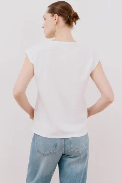 Cortefiel Camiseta sin mangas estampada