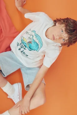 Crianças Springfield Kids Camiseta skate niño