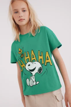 Crianças Springfield Kids Camiseta Snoopy niña