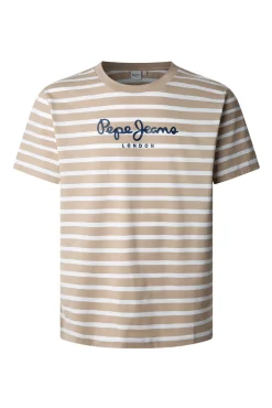 Pepe Jeans Camiseta Striped Eggo Manga Corta