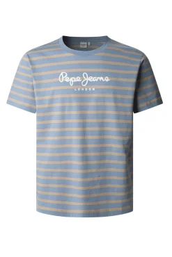 Pepe Jeans Camiseta Striped Eggo Manga Corta