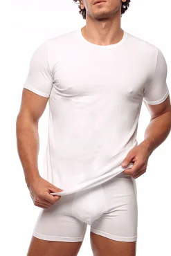 Cotonella Camiseta termal de hombre cuello redondo manga corta