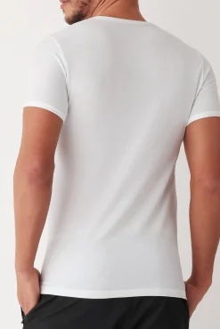 Cotonella Camiseta termal de hombre cuello pico manga corta