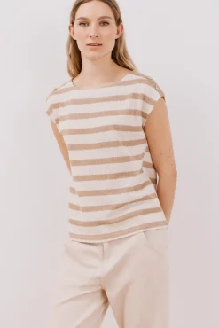 Cortefiel Camiseta textura rayas