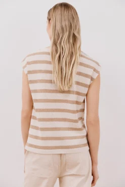 Cortefiel Camiseta textura rayas