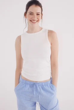 Springfield Camiseta tirantes nadadora