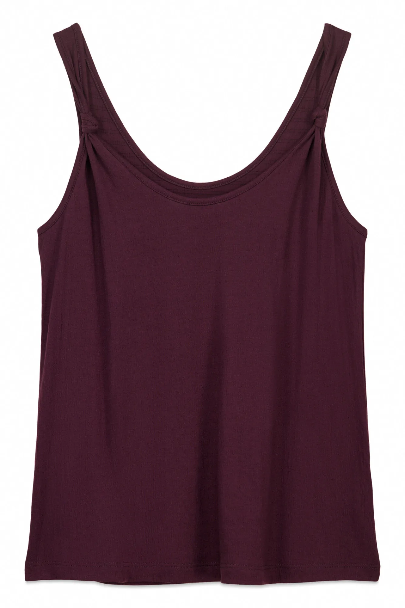 Women'secret Camiseta tirantes viscosa granate