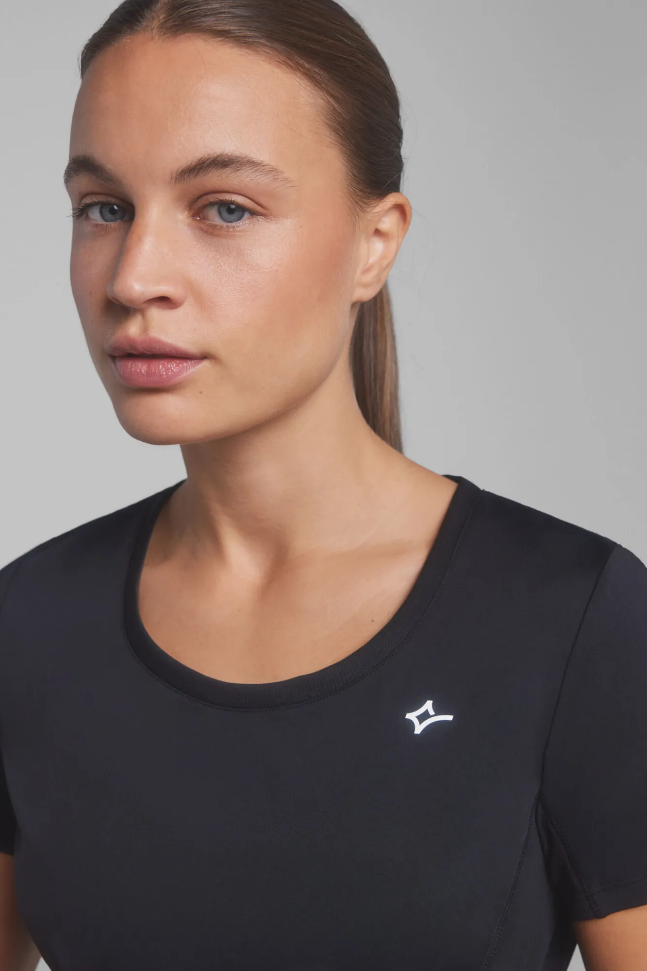 Dash and Stars Camiseta transpirable negra