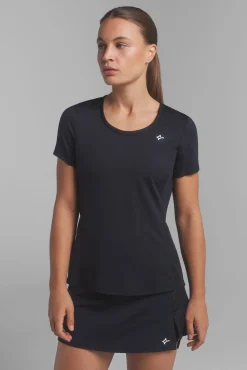 Dash and Stars Camiseta transpirable negra