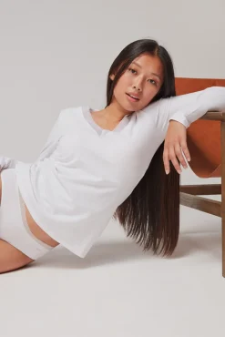 Gisela Camiseta térmica escote pico