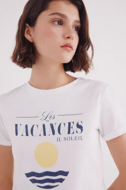 Springfield Camiseta "Vacances Côte d´Azur"