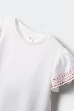 Crianças Springfield Kids Camiseta volantes niña