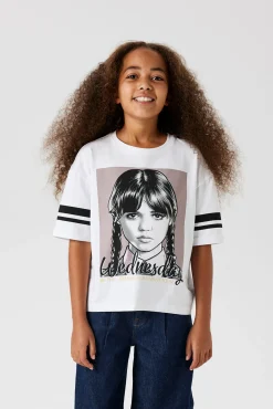 Crianças Name it Camiseta Wednesday de niña