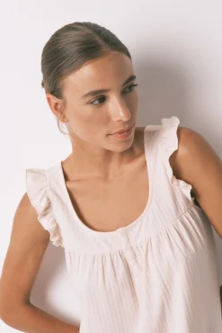 Women'secret Camisón corto canalé