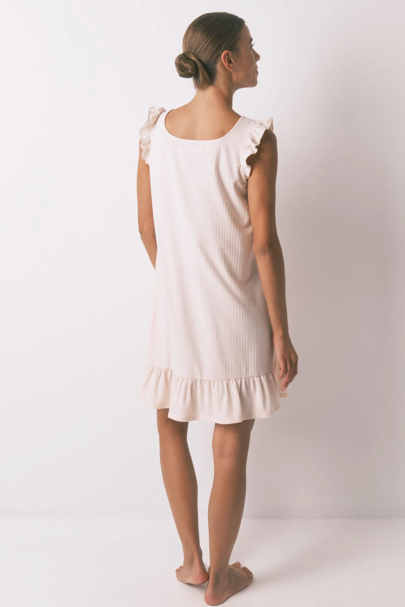 Women'secret Camisón corto canalé