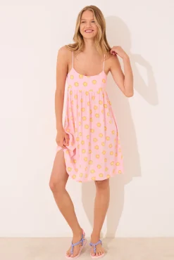 Women'secret Camisón corto tirantes viscosa soles