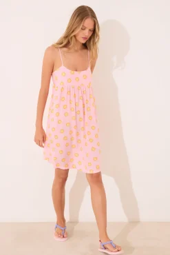 Women'secret Camisón corto tirantes viscosa soles