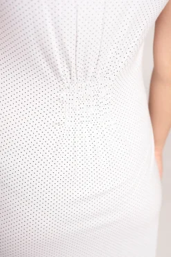 Ohma! Camisón de lactancia con manga corta y lunares