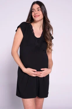 Ohma! Camisón de lactancia con manga corta