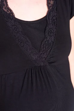 Ohma! Camisón de lactancia con manga corta