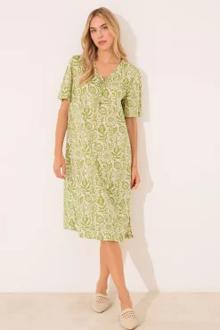 Women'secret Camisón floral algodón