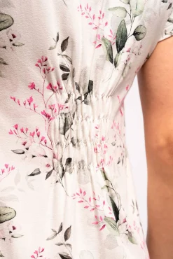 Ohma! Camisón lactancia manga corta de flores