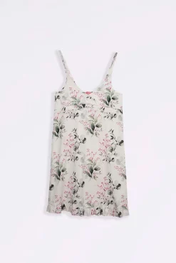 Ohma! Camisón lactancia tirantes de flores