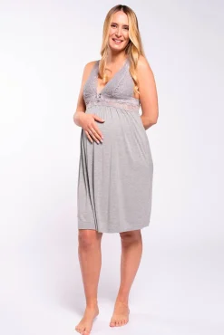 Ohma! Camisón lencero con encaje lactancia