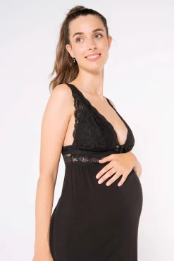 Ohma! Camisón lencero de lactancia con encaje