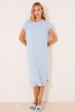 Women'secret Camisón midi viscosa brillos
