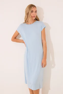 Women'secret Camisón midi viscosa brillos