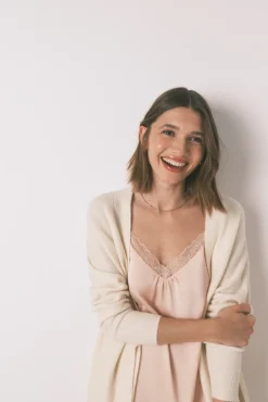 Women'secret Camisón satén encaje