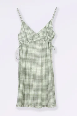Ohma! Camisón tirantes estampado vichy lactancia