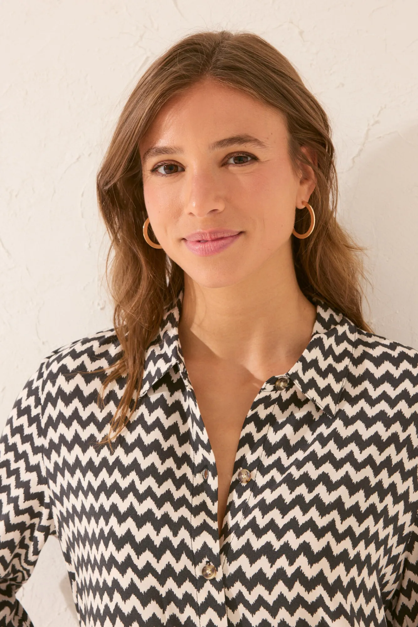 Women'secret Camisola corta estampado zig zag