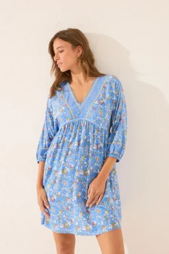 Women'secret Camisola midi flores manga abullonada