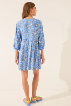 Women'secret Camisola midi flores manga abullonada