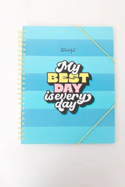 Mr. Wonderful Carpeta espiral hojas transparentes