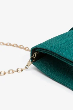 Vilanova Cartera de Mano Efecto Piel con Solapa