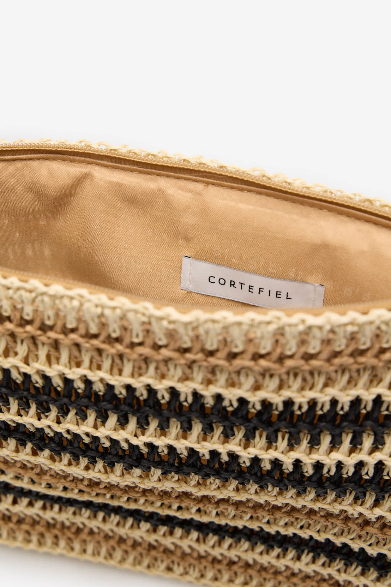 Cortefiel Cartera de rafia