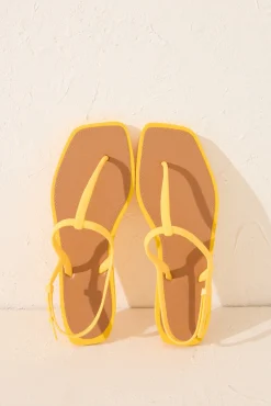Women'secret Chanclas entrelazadas punta cuadrada