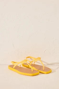 Women'secret Chanclas entrelazadas punta cuadrada